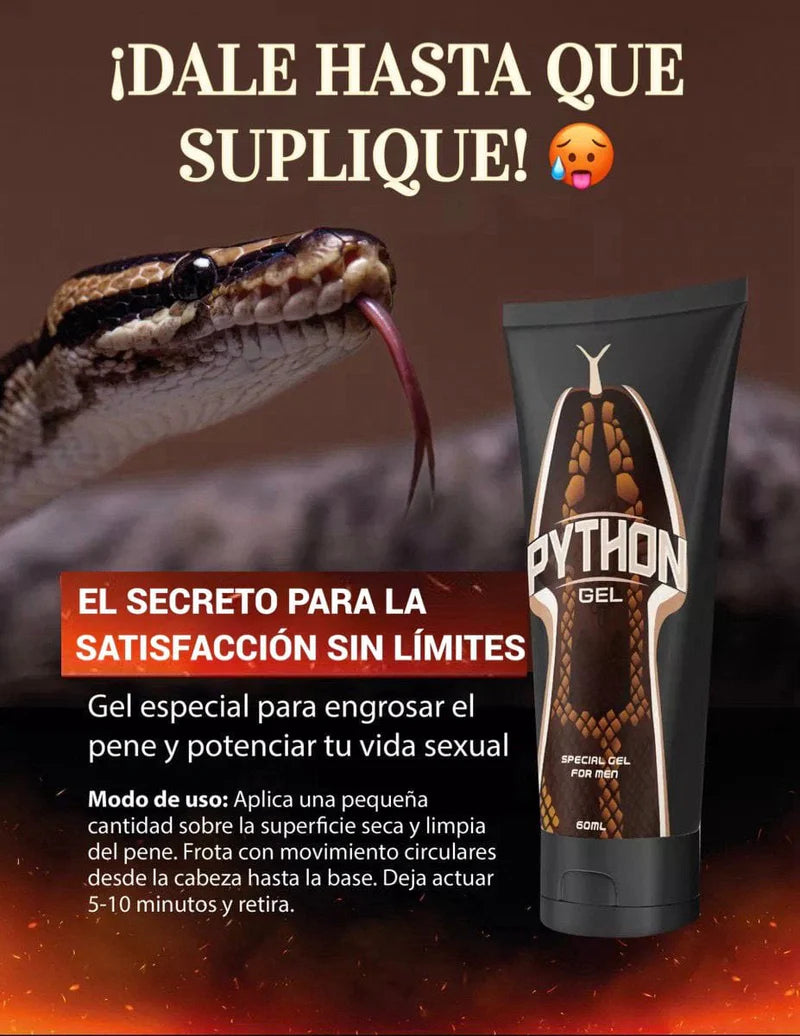 Python Gel - Para el Miembro Masculino 100% Efectivo