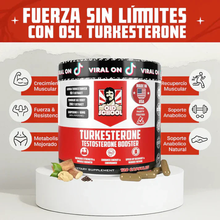 Suplemente Natural Turkesterone - Old School