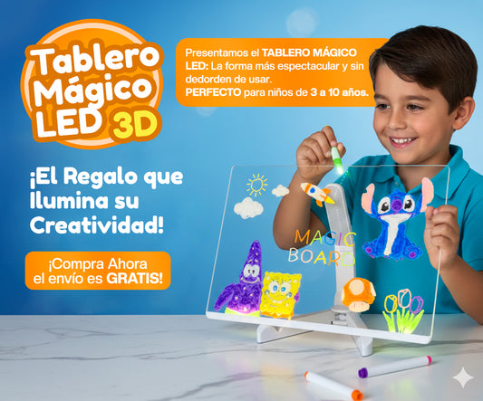 ✨ Magic Neon Board – Pizarra LED de Dibujo Luminoso