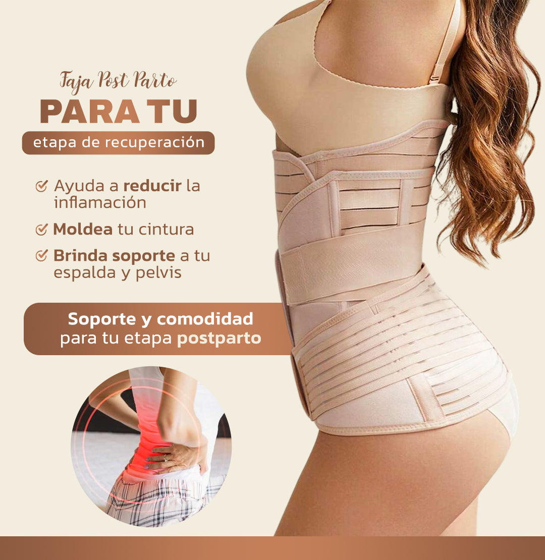 💕 ReVive Fit – Faja Moldeadora Postparto 3 en 1